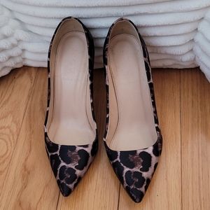 J. Crew leopard print heels size 7.5